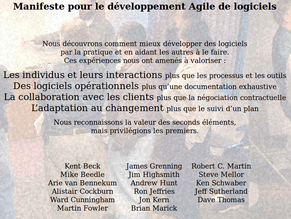 The Agile Manifesto: humanist and inclusive philosophy